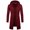 Watermelon Red, variant on XMMSWDLA Mens Plus Top Mens Hooded Solid Trench Coat Jacket Cardigan Long Sleeve Outwear Blouse