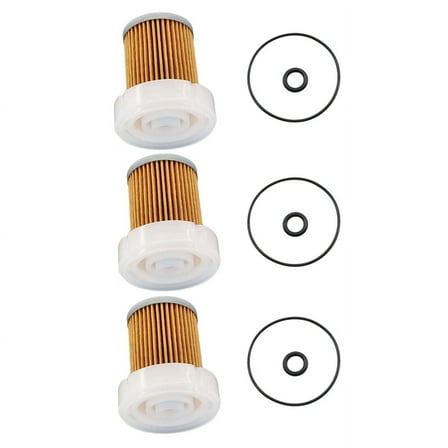 3pack 6A320-58830 Fuel Filter with O-Ring for Kubota L2501D L3200 L3400 L2501 L2800 L3200 L3700 L3800 B3350HSD B7500D