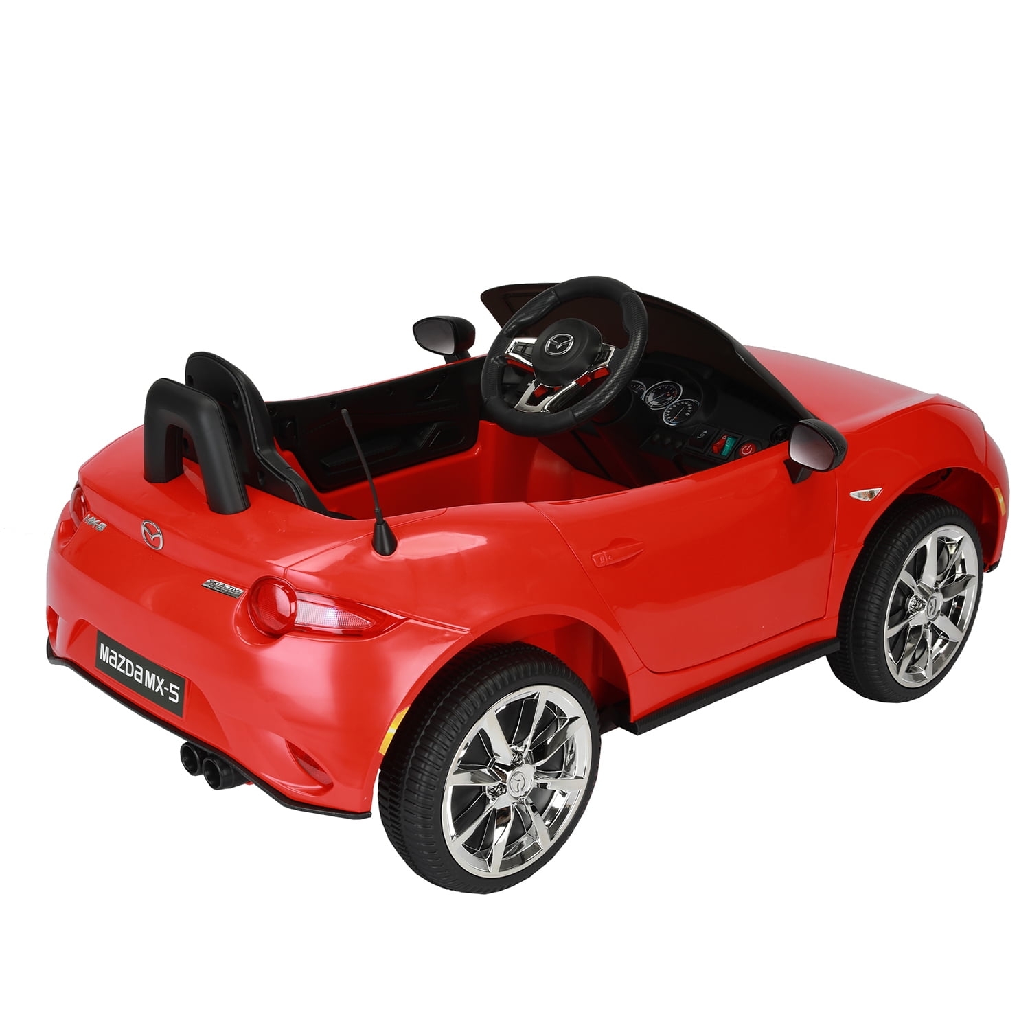 CIPACHO Licensed MAZDA MX-5 RF, 12V Ride On Cars for Kids, Electric Kids Truck Cars, Battery Motorized Vehicles with 2.4G Remote Control, USB, Bluetooth, Red CIPACHO Licensed MAZDA MX-5 RF, 12V Ride On Cars for Kids, Electric Kids Truck Cars, Battery Motorized Vehicles with 2.4G Remote Control, USB, Bluetooth, Red
