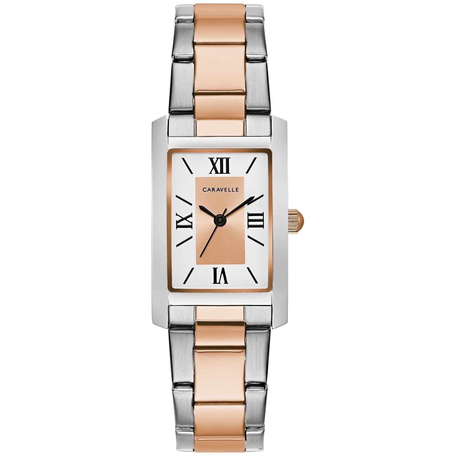 Caravelle by Bulova Women's Two-Tone Rose Gold Bracelet Watch