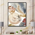 thumbnail image 2 of Designart 'Abstract With Red Pink Gold and Beige Spots Pastel' Modern Framed Canvas Wall Art Print, 2 of 5