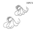 thumbnail image 1 of 5/10/20pcs Household Holder Home Kitchen Stainless Steel Clasps Hooks Hanger Storage Rack S Shaped Hook 10PCS, 1 of 8