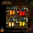 thumbnail image 7 of 1Pcs Pixelated Lantern Night Light, 16-Color LED Rechargeable Mood Lamp with Remote & Touch Switch, Wall Mounted/Desktop Table Light for Bedroom Game Room Home Decoration 2026 Xmas Gift (Q), 7 of 7