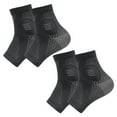 thumbnail image 1 of 2 Pairs Neuropathy Socks Breathable Men Women Pain Relief Foot Compression Sleeve Toeless Arthritis Ankle Protection Support BraceGift, 1 of 5