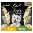 thumbnail image 3 of (4 pack) Cesar Simply Crafted Chicken Variety Pack Wet Dog Food Meal Toppers, 1.3 oz Tubs (8 Count), 3 of 13