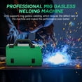 thumbnail image 6 of HAMLAT 135Amp MIG Welder,110V Flux Core Welder Flux MIG/Lift TIG/Stick 3-in-1 Large LED Digital Display Welding Machine IGBT Inverter Welder, 6 of 7