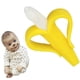thumbnail image 1 of Amarillo - mordedor de plátano para niños, cepillo de dientes de plátano, mordedor de silicona para bebés Ormromra LN-0763, 1 of 6