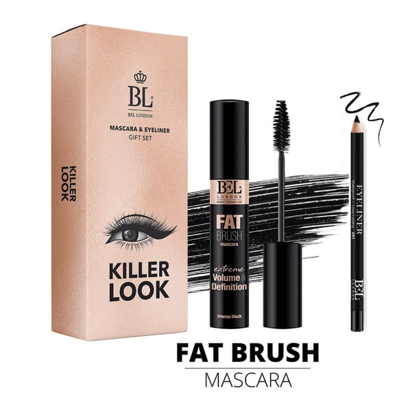 Bel-London Killer Look Mascara and Eyeliner Gift Set, 2 Pieces