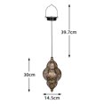 thumbnail image 3 of QTOCIO Solar Iron Hollow Lantern Baroque European Courtyard Lamp Decorative Pendant Lamp Projection Garden Lamp, 3 of 5