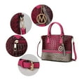thumbnail image 2 of MKF Collection Sophie Women's Tote bag with Wallet, Crocodile Vegan Leather Shoulder Bag Handbag Set By Mia K, 2 of 8