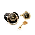 thumbnail image 1 of Xihbxyly Pinza para Chupete con Brillantes, Pinza para Pezón Personalizable con Inicial de Diamantes de Imitación, Chupete Brillante para Bebé, Ideal para Ocasiones Especiales, Bautizos, Bodas, Recié, 1 of 2