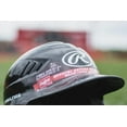 thumbnail image 5 of Rawlings Vapor Molded Youth Batting Helmet With Face Guard, Black, 5 of 6