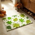 thumbnail image 4 of Tyidzon Fall Bathroom Rug, Soft Absorbent Maple Leaf Bath Mat, Thanksgiving Floor Mat with Non-Slip Rubber Backing 23.6 x 15.8 in, 4 of 6