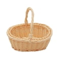 thumbnail image 3 of LOVEVER Rattan Woven Wicker Picnic Baskets | Little Red Riding Hood Basket for Kids | Hand Woven Wicker Great for Easter Basket | Storage of Plastic Cheap Easter Eggs Candy Gift Wedding B, 3 of 5