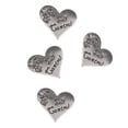 thumbnail image 3 of 16 X Colgante De Corazón Tallado Con De Una Sola Cara Antigua 21 X 17 Mm, 3 of 9