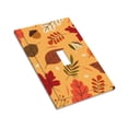 thumbnail image 3 of ZICANCN Outlet Covers Wall Plate, Forest Cartoon Leaves Light Switch Cover Decorative, Duplex Toggle Combo 1-Gang, 3 of 9