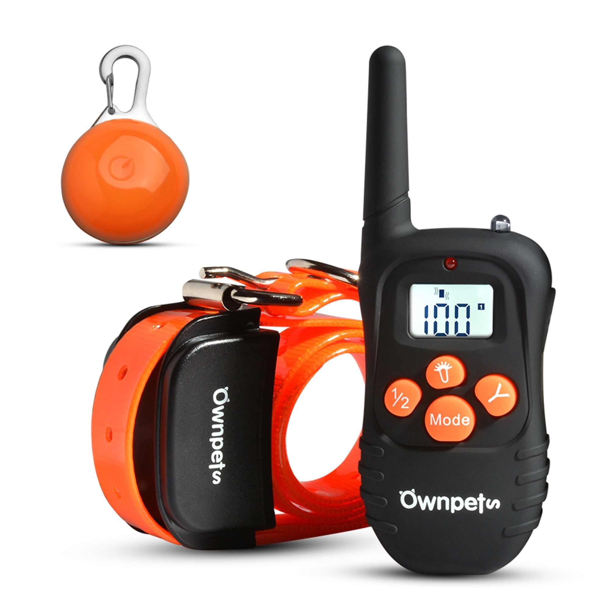 330 Yard 100levels Rechargeable Rainproof LCD Shock Vibra Remote Pet Dog Training Collar by