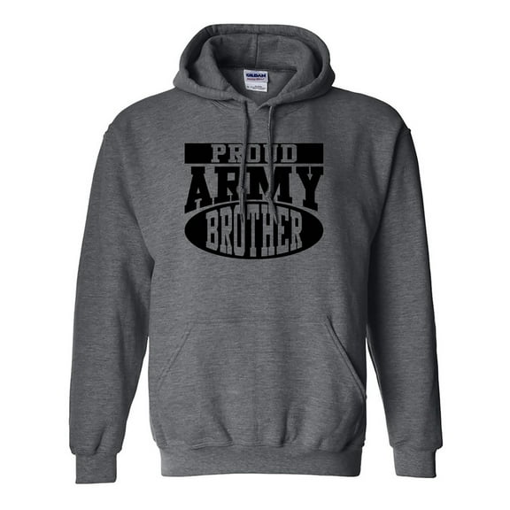 Proud Army Brother Hooded Sweatshirt