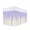Purple, variant on Ombre Green Pink Wrap Around Bed Skirts for King Bed 16" Drop, Bed Skirt with Adjustable Elastic Belt Dust Ruffle Bed Valance for Bedroom Hotel Luxury Colorful Painting Bed Frame Cover