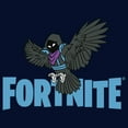 thumbnail image 2 of Men's Fortnite Raven Logo Pull Over Hoodie Navy Blue 2X Large, 2 of 4