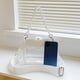 thumbnail image 4 of Bolso Bandolera Bolso Chain Commute Bag Fashion Crossbody Bag Transparente Elegante para viajes (Blanco), 4 of 6