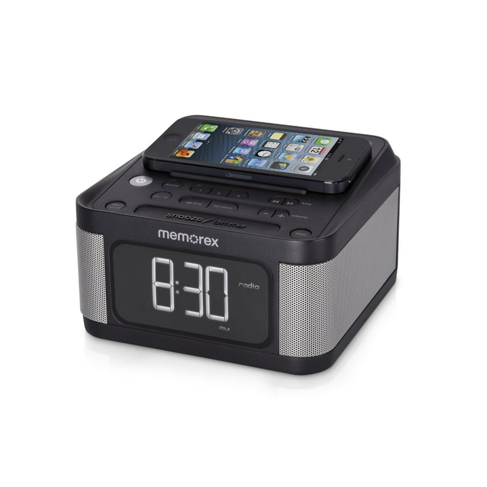 Memorex Alarm Clock Jumbo 1.2 LCD Display Full_Range speakers with FM