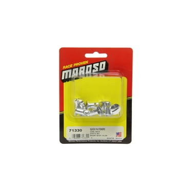 Moroso for Quick Fastener - Oval Head - 5/16in x .450in - Aluminum - 10 Pack