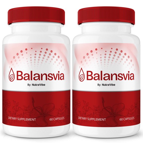 (2 Pack) Balansvia Capsules - Official Balansvia Pills to Maintain Overall Health, All Natural Blood Formula For Healthy and Stable Levels, Balansvia Review (120 Capsules)