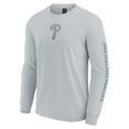 thumbnail image 2 of Men's Fanatics  Gray Philadelphia Phillies Elements Strive Long Sleeve T-Shirt, 2 of 3