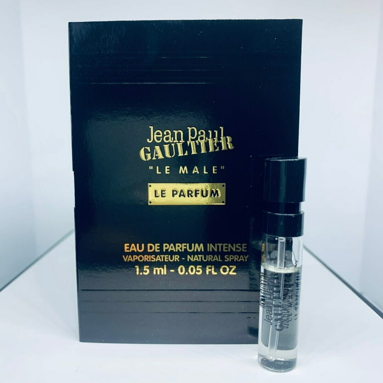 Jean Paul Gaultier Le Male Le Parfum Edp Intense Sample 1.5m L 0.05oz Spray  Card New 