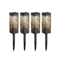 thumbnail image 2 of Xinyolin 4Pcs Lawn Lights Eye-catching Hollow Design PP Waterproof Solar Landscape Lights Decor for Home, 2 of 8