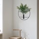thumbnail image 5 of 1Pcs Wall Plant Decor Round Artificial Plants With Metal Round Hanging Hoop For Decor, 5 of 8