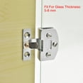 thumbnail image 4 of Glass Hinge Adjustable  Clamp for 5-8mm Thickness 2Pcs, 4 of 5