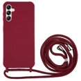 thumbnail image 1 of Funda para Samsung Galaxy A05s 4G, antideslizante, de TPU, con correa para el hombro, color rojo vino, estilo D Samsung Galaxy A05s 4G, rojo vino, 1 of 5