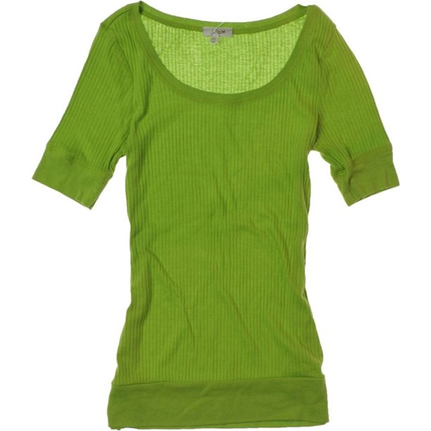 Blusa básica grane para mujer verde extragrande Pull-over