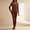 Coffee, variant on Dianli Thermal Sleepwear Women's Slim Fit Long Thermal Underwear Set Warm German Velvet Base Layer Lightweight Insulated Autumn Nightwear