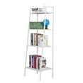 thumbnail image 5 of Veryke 4-Tier Ladder Shelf Bookshelf, Multifunctional Plant Flower Stand Metal Shelf, Ivory White Bookshelves and Bookcases, Industrial Storage Shelves Rack for Home Office, 5 of 7