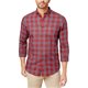 thumbnail image 1 of Club Room - Camisa a cuadros marrasquino para hombre, color rojo, pequeña, 1 of 1