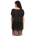 thumbnail image 6 of Tinglu Chiffon Tassel Dress Women Bikini Cover Up Swimsuits, 6 of 7