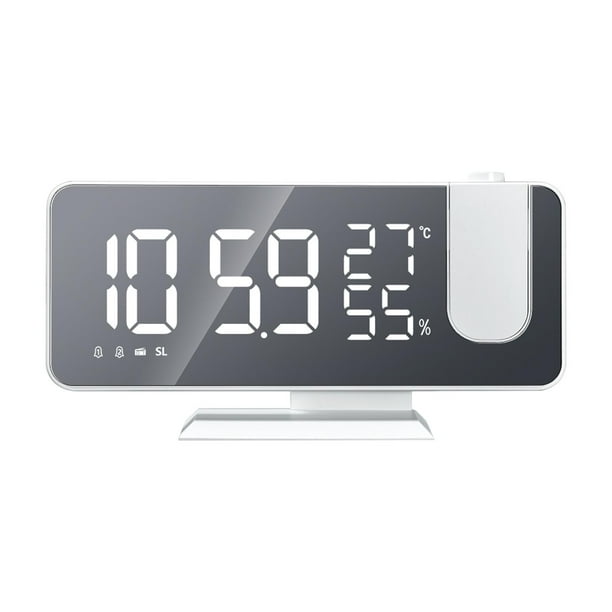 Atralife Alarm clock Projection Alarm Clock Large LED Display Ceiling