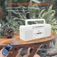 thumbnail image 4 of Casete de radio AM/FM Bluetooth WISCENT WTB-795 de Boombox, USB, 4 of 9