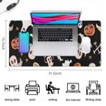thumbnail image 5 of Long Mouse Pads for Desk,Retro Halloween Ghost Pattern Desk Mats on Top Of Desks, Desk Mouse Pad Extra Large with 3mm Non-Slip Base and Stitched Edge for Gaming,Office,Work,Home 31.5x15.7in, 5 of 5