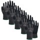 thumbnail image 1 of Guantes para Cortar Uso Rudo GlovesBlack 5 Pares XL Negro 255mm x 105 a 115mm NitriloHPPE CE EN388 Nivel 5. VentDepot MXGBC-015, 1 of 3