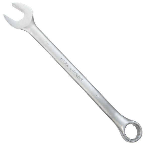 URREA 12-Point Combination Wrench - 1-1/16" Mechanics Tool with Hot Drop Forged Construction & Satin Finish - 1234A