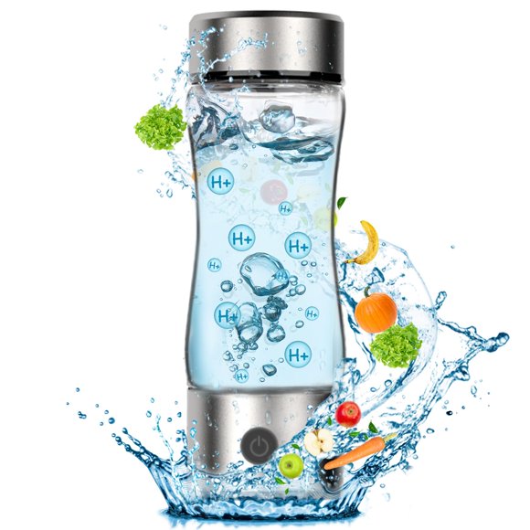 Botella de agua hidrogenada Fakllod de 460 ml portátil con tecnología SPE/PEM