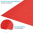 thumbnail image 3 of Uxcell 3.3ft Crepe Paper Roll, 10 Roll 20" Width Soft Paper Streamer Sheet for Craft, Red, 3 of 7