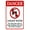 Warning Sign 1, variant on Use Of Profanity Threats Violence Not Tolerated Warning Sign - 8"x12", Security Metal Decor for Business, Office, Home, Street, Workplace Zones