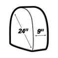 thumbnail image 2 of AES Industries  AES-30237 16 in. Canvas Tire Cover, 2 of 2