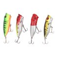 thumbnail image 1 of 4 Uds señuelo cebo duro plástico y acero inoxidable ojos realistas 3D Señuelos de Pesca duros cebo con anzuelos triples para pescar, 1 of 10