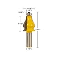thumbnail image 2 of Yonico Handrail Router Bit - 1/2" Shank 18123, 2 of 3